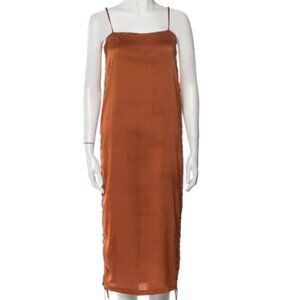 NWT Shona Joy Square Neckline Midi Length Dress
